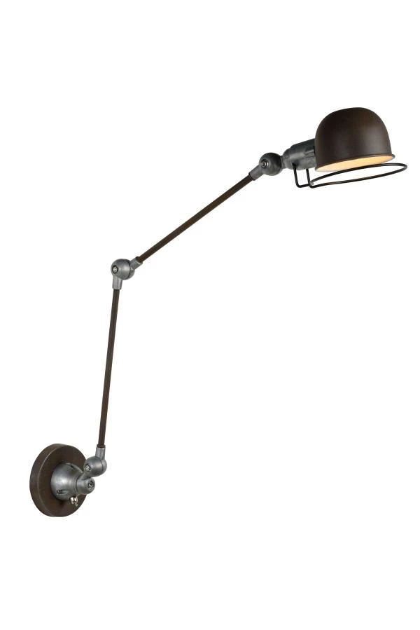 Lucide HONORE - Wandlamp - 1xE14 - Roest bruin - detail 4